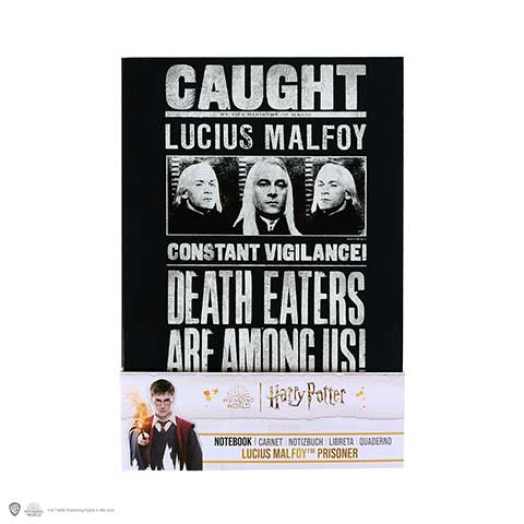 Carnet souple - Lucius Malefoy prisonnier