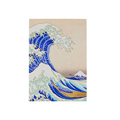 MAP5190-Soft cover notebook - The Great Wave of Kanagawa
