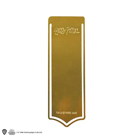 Marque-page métal - Blason de Poufsouffle - Harry Potter