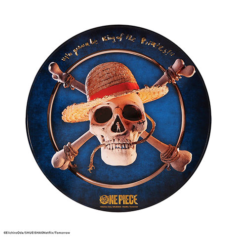 Plaque ronde en aluminium Luffy - One Piece