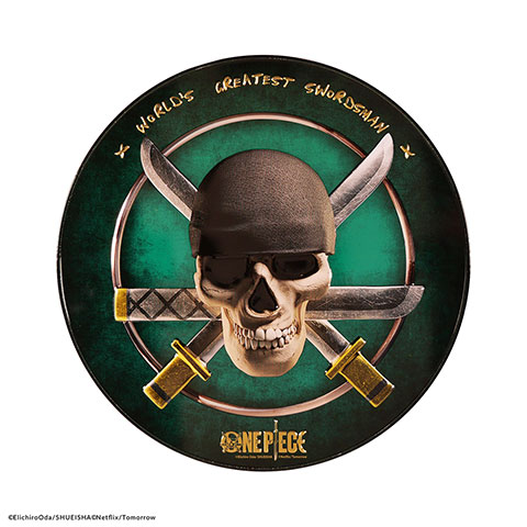 Plaque ronde en aluminium Zoro - One Piece