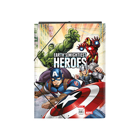 Pochette à rabats en carton A4 - Avengers - Marvel