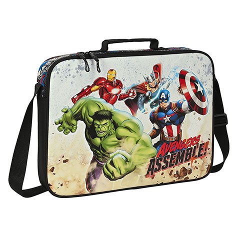 Sacoche PC portable noire - Avengers Assemble ! - Marvel
