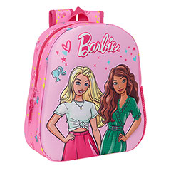 SF04009-3D pink backpack - Love - 27 x 33 x 10 cm - Barbie