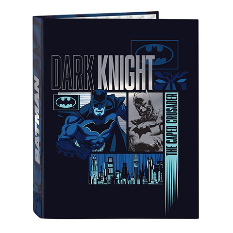 Classeur cartonné 4 anneaux A4 - Dark Knight - Batman Legendary