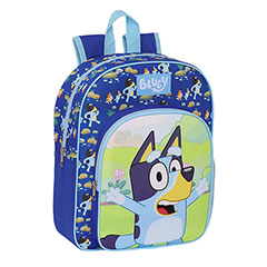 SF06001-Blue backpack - 28 x 34 x 10 cm - Bluey
