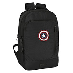 SF08003-Sac à Dos pour ordinateur portable et tablette avec sortie USB - Captain America - Marvel