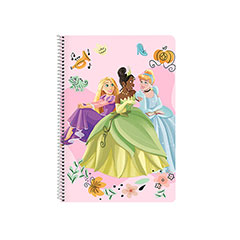 SF10003-Spiral notebook A4 Hard cover - Disney Princess