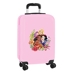 SF10004-Valise de cabine à roulettes rose - Disney Princess