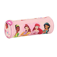 SF10017-Round pink pencil case - Summer Adventures - Disney Princess