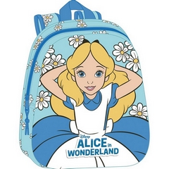 SF11023-Sac à dos bleu 3D - Alice au pays des merveilles - Disney