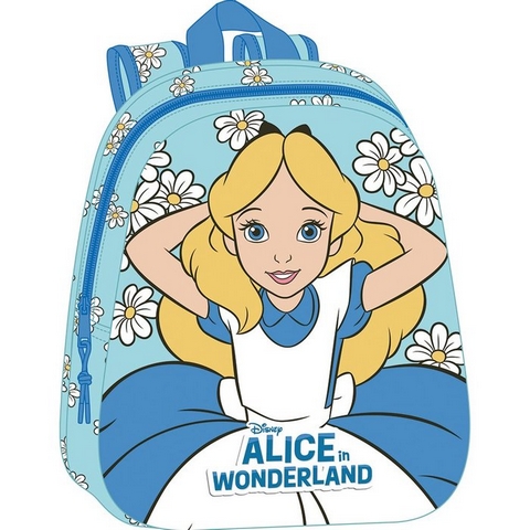 Sac à dos bleu 3D - Alice au pays des merveilles - Disney