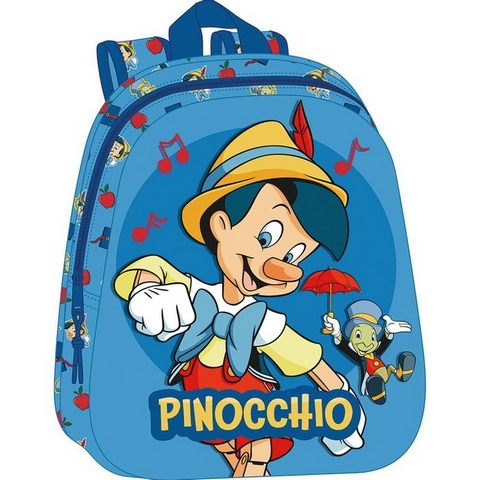 Sac à dos bleu 3D - Pinocchio - Disney