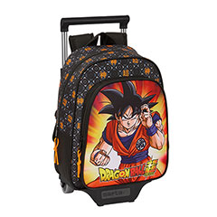 SF12001-Schulranzen mit Rollen schwarz - Goku - Dragon Ball Super