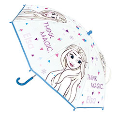 SF14005-Parapluie bleu Elsa Think Magic - One heart - La Reine des neiges - Frozen - Disney