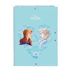 SF14013-Pochette à rabats en carton A4 - Hello Spring - La Reine des neiges - Frozen - Disney