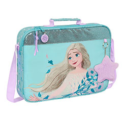 SF14020-Sacoche PC portable bleu - Hello spring - La Reine des Neiges - Frozen - Disney