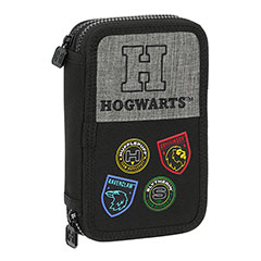 SF17002-Portapenne doppio con set di cancelleria - Hogwarts - Harry Potter