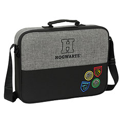 SF17007-Bolsa para portátil gris - Hogwarts - Casa de los campeones - Harry Potter