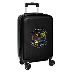 SF17011-Black cabin suitcase with wheels - Hogwarts - House of champions - Harry Potter