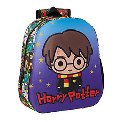 SF17014-HP Chibi Harry 3D Backpack - Harry Potter