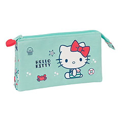 SF18014-Dreifaches Etui - Sea lovers - Hello Kitty