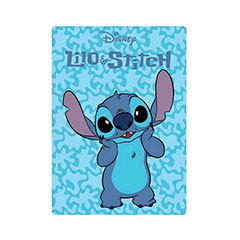 SF21011-Plaid Polaire bleu Lilo et Stitch - Disney