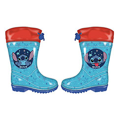 SF21013-Pack de 5 paires de bottes en caoutchouc bleu - Stitch - Disney