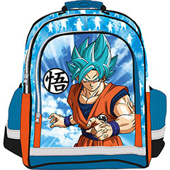 SF2466-Sac à dos double poche Goku super Saiyan - Dragon Ball Super