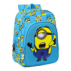 SF28003-Blue backpack - Minionstatic - 26 x 34 x 11 cm - Minions
