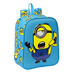 SF28004-Blue backpack - Minionstatic - 22 x 27 x 10 cm - Minions