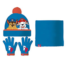 SF36032-Hat, gloves and scarf necklace set 44/46 cm - Pat’patrouille