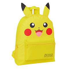 SF40004-Sac à dos jaune Pikachu - 30 x 40 x 15 cm - Pokémon