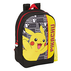 SF40007-Sac à dos noir - Pikachu - 40 x 22 x 12 cm - Pokémon