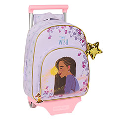SF53001-Violette Schultasche mit Rollen - 28 x 34 x 10 cm - Wish - Disney