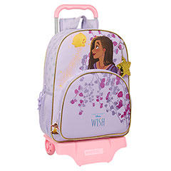 SF53002-Purple rolling schoolbag - 33 x 42 x 14 cm - Wish - Disney