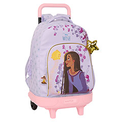 SF53010-Purple rolling schoolbag - 33 X 45 X 22 cm - Wish - Disney