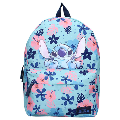 Sac à dos Stitch et fleurs - Lilo et Stitch