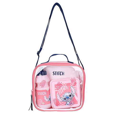 Sac à goûter rose Stitch - Lilo et Stitch