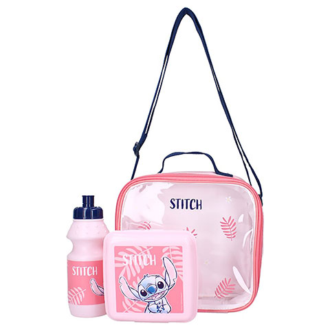 Sac à goûter rose Stitch - Lilo et Stitch