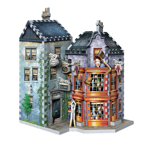Boutiques Weasley, Farces pour sorciers facétieux et Daily Prophet - puzzle 3D Wrebbit - Harry Potter Boutiques Weasley, Farces pour sorciers facétieux et Daily Prophet - puzzle 3D Wrebbit - Harry Potter