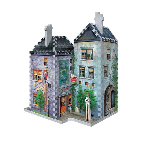 Boutiques Weasley, Farces pour sorciers facétieux et Daily Prophet - puzzle 3D Wrebbit - Harry Potter Boutiques Weasley, Farces pour sorciers facétieux et Daily Prophet - puzzle 3D Wrebbit - Harry Potter