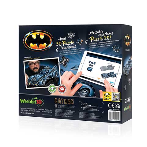 Batmobile - Puzzle 3D Wrebbit - DC Comics Batmobile - Puzzle 3D Wrebbit - DC Comics