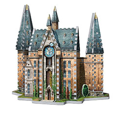 W3D1013-Hogwarts - Clock tower - puzzle 3D Wrebbit