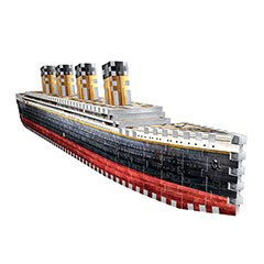 W3D1014-Titanic - puzzle 3D Wrebbit