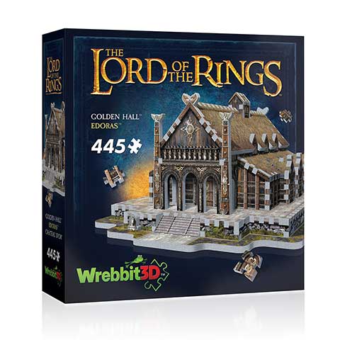 Château d’or Edoras - Le Seigneur des Anneaux - puzzle 3D Wrebbit