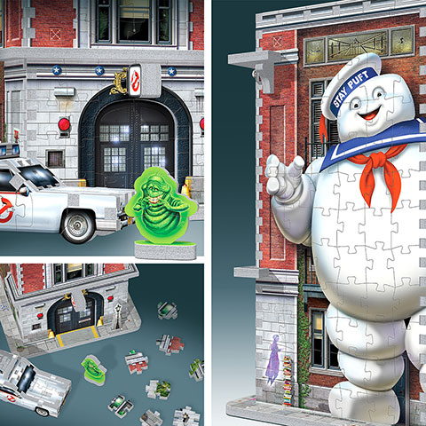 QG des Ghostbusters - puzzle 3D Wrebbit