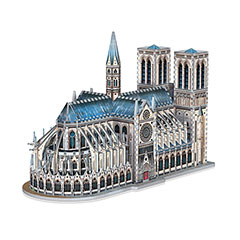 W3D2020-Cathédrale Notre-Dame de Paris - puzzle 3D Wrebbit